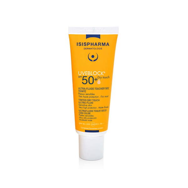 Isis Pharma Uveblock Dry Touch Ultra Fluid Renkli Güneş Koruyucu SPF50+ 40ml Claire - 1