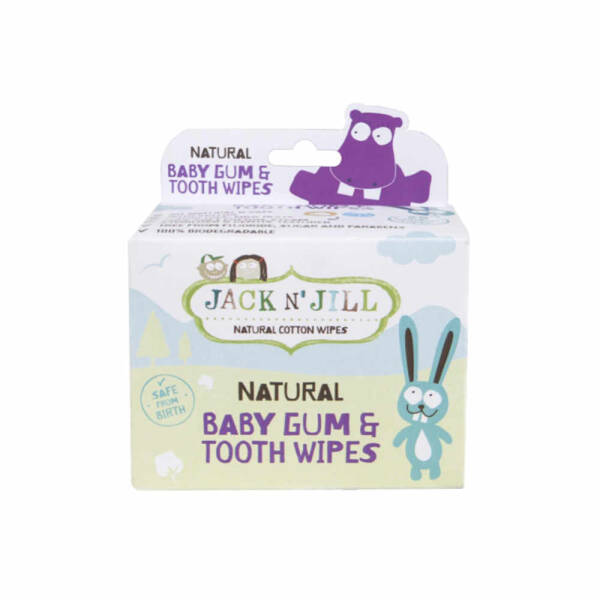 Jack and Jill Natural Cotton Wipes 25ad - 1
