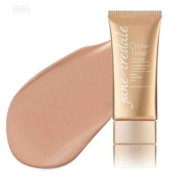 Jane Iredale Glow Time Mineral BB Cream 50ml SPF 25 BB6 Light to Medium (orta açık) - 1