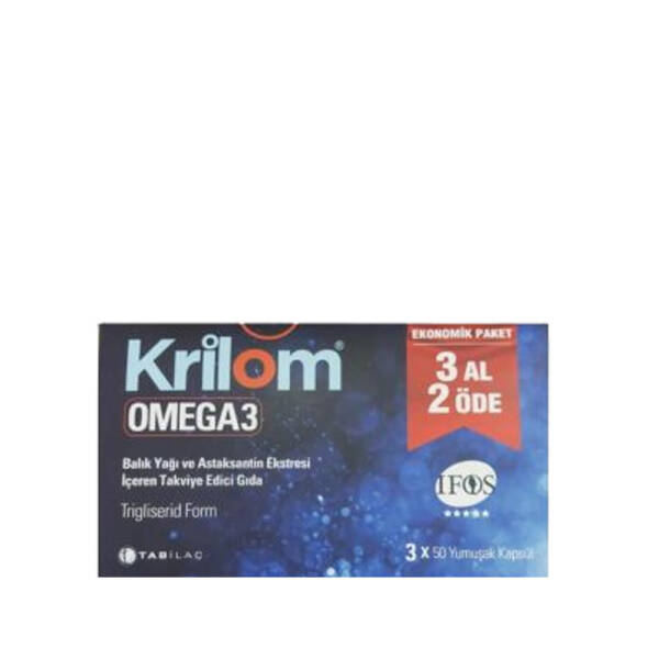 Krilom Omega3 3 X 50 Kapsül - 1