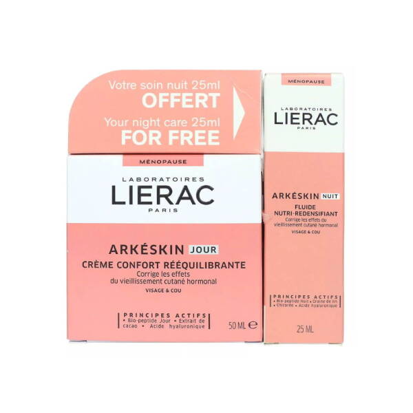 Lierac Arkeskin Gündüz Kremi 50ml ve Gece Kremi 25ml Kofre - 1