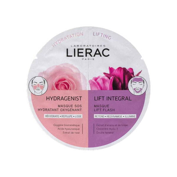 Lierac Hydragenist SOS Mask 6ml + Lift Integral Flash Lift Mask 6ml - 1