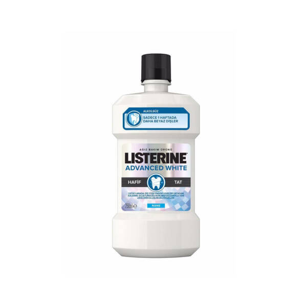 Listerine Advanced White Hafif Tat Nane 250ml - 1