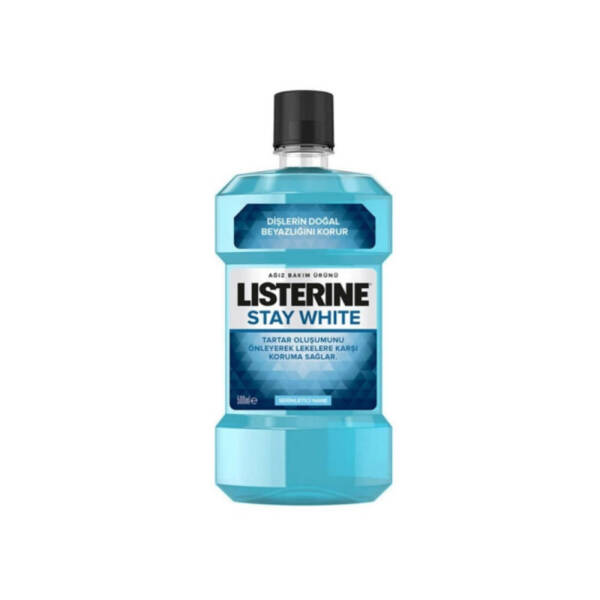 Listerine Stay White Tartar Karşıtı Serinletici Nane 500ml - 1