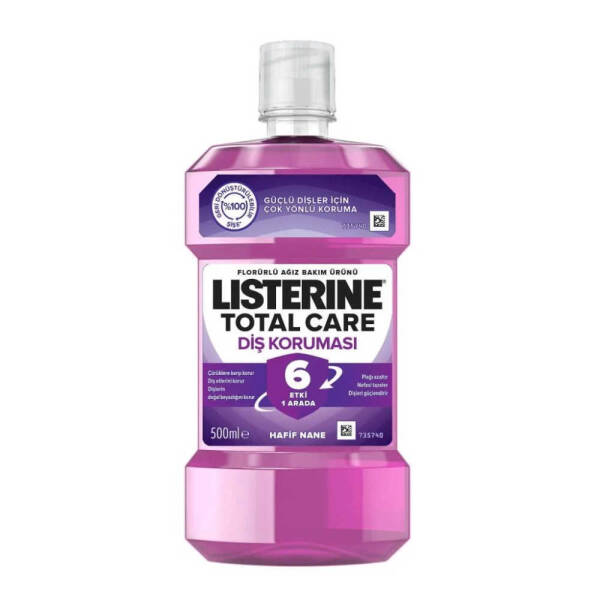 Listerine Total Care Diş Koruması 500ml Hafif Nane - 1