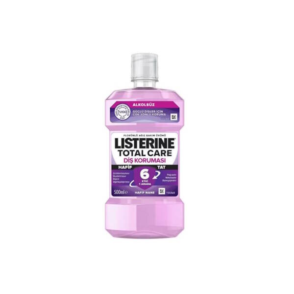 Listerine Total Care Diş Koruması Ağız Bakım Ürünü 500ml Hafif Nane - 1