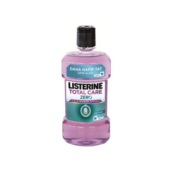 Listerine Total Care Zero Hafif Nane Sıfır Alkol 500ml - 1
