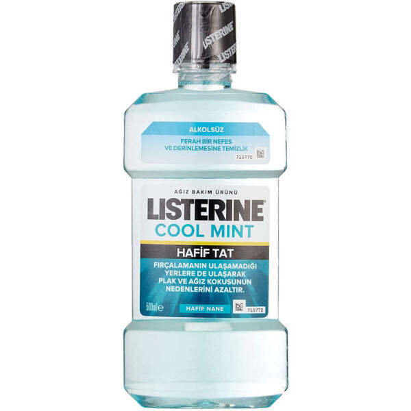 Listerine Zero Hafif Nane Sıfır Alkol 500ml - 1