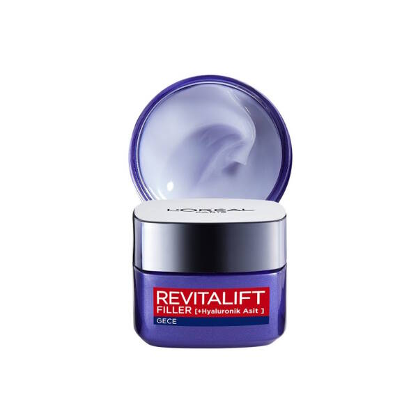 Loreal Paris Revitalift Filler Yoğun Dolgunlaştırıcı Yaşlanma Karşıtı Gece Kremi 50ml - 1