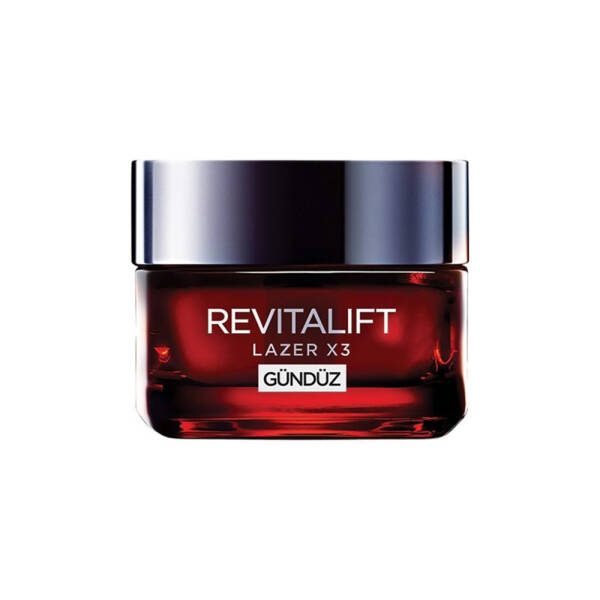 Loreal Paris Revitalift Lazer X3 Yoğun Yaşlanma Karşıtı Gündüz Bakım Kremi 50ml - 1