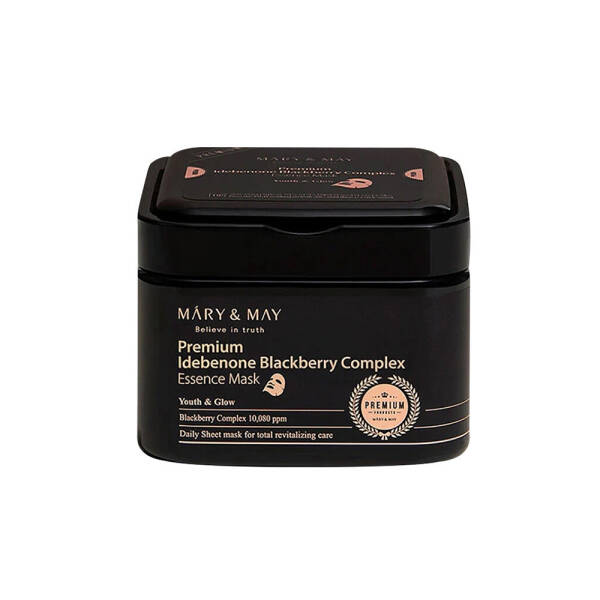Mary and May Premium Idebenone Blackberry Complex Aydınlatıcı Maske 20 Adet 250g - 1