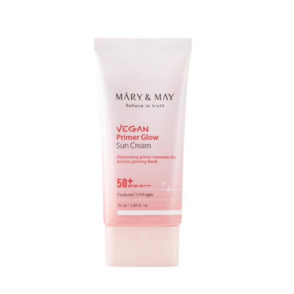 Mary and May Vegan Primer Glow Güneş Koruyucu Krem SPF50+ 50ml - 1