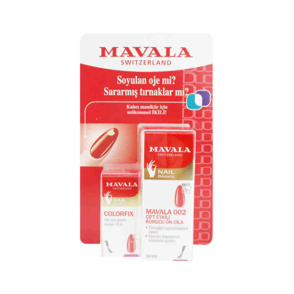 Mavala 002 Base Coat 10ml + Colorfix 5ml Set - 1