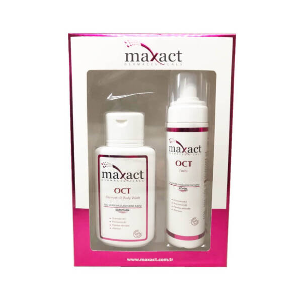 Maxact OCT Shampoo 250ml & OCT Foam 200ml Kofre - 1