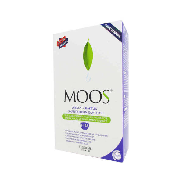 Moos Argan and Cactus Repair Intensive Care Shampoo 200ml - 1