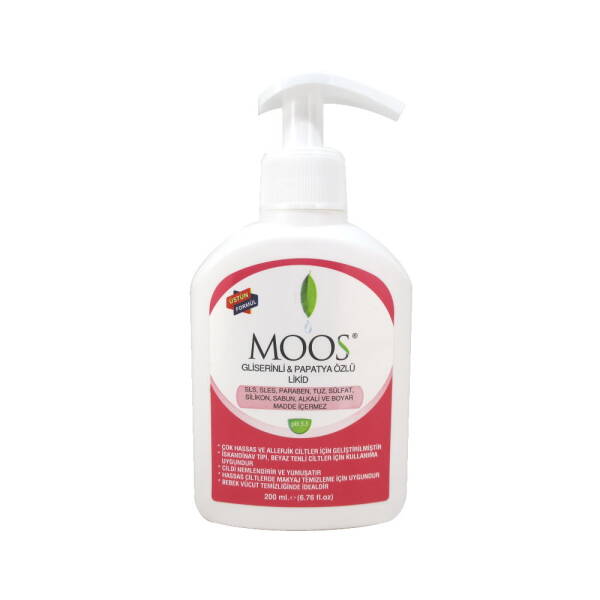 Moos Glycerin and Chamomile Liquid Cleanser 200ml - 1