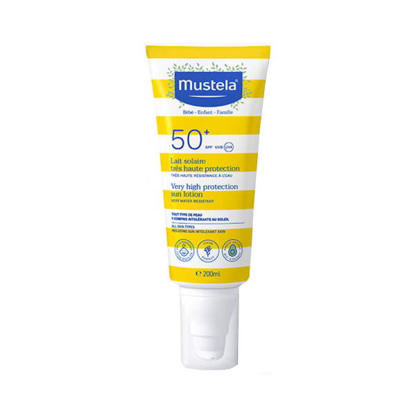 Mustela Çok Yüksek Koruma Faktörlü Güneş Losyonu SPF50+ 200ml - 1