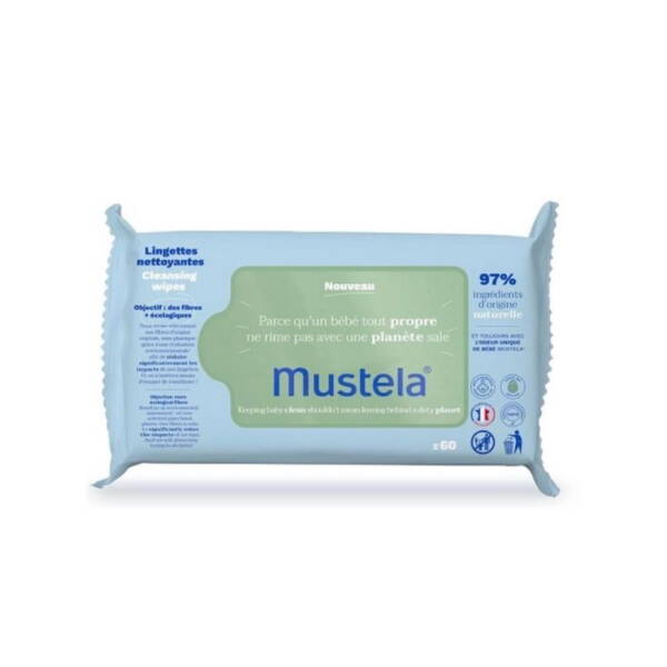 Mustela Eko Islak Mendil 60 Adet - 1