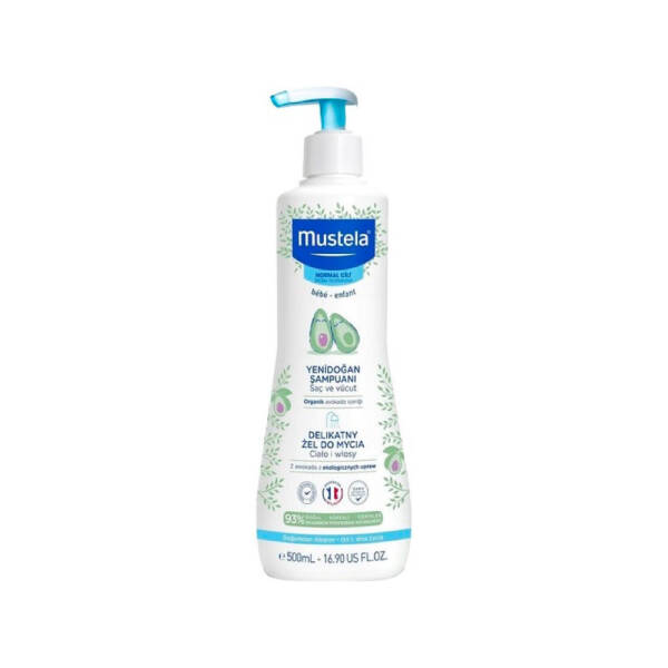 Mustela Gentle Cleansing Yenidoğan Şampuanı 500ml - 1