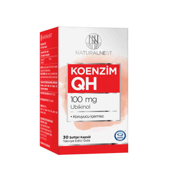 Naturalnest Coenzyme QH 100mg 30 Softjel Kapsül - 1
