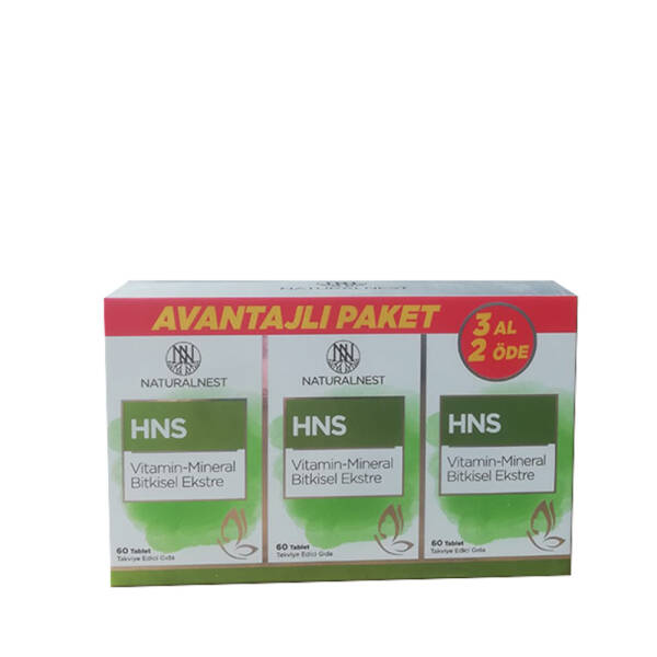 Naturalnest HNS 3x60 Tablet Avantajlı Paket - 1