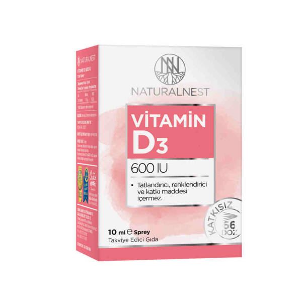 Naturalnest Vitamin D3 600ıu Spray 10ml - 1