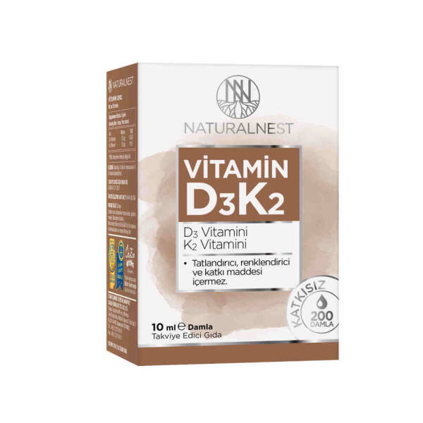 Naturalnest Vitamin D3K2 Drops 10ml - 1