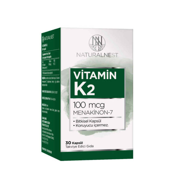 Naturalnest Vitamin K2 100mcg 30 Kapsül - 1