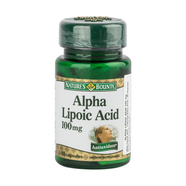 Nature's Bounty Alpha Lipoic Acid 100mg 60 Kapsül - 1
