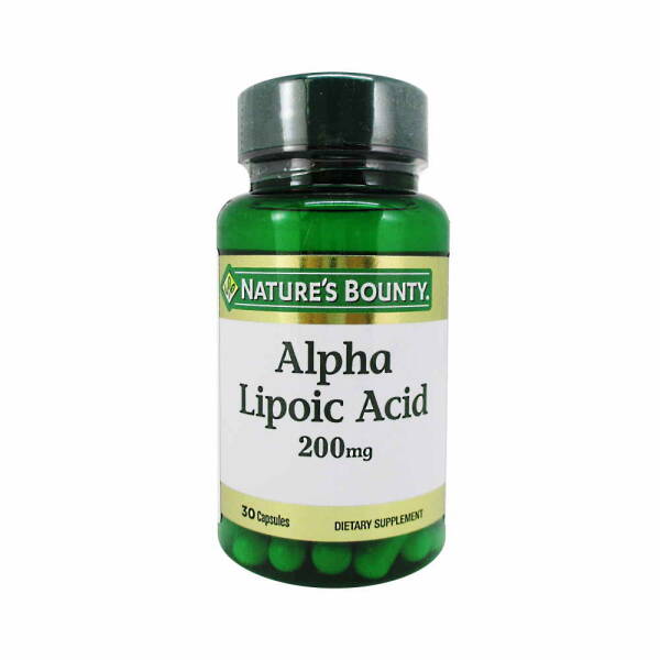Nature's Bounty Alpha Lipoic Acid 200mg 30 Kapsül - 1