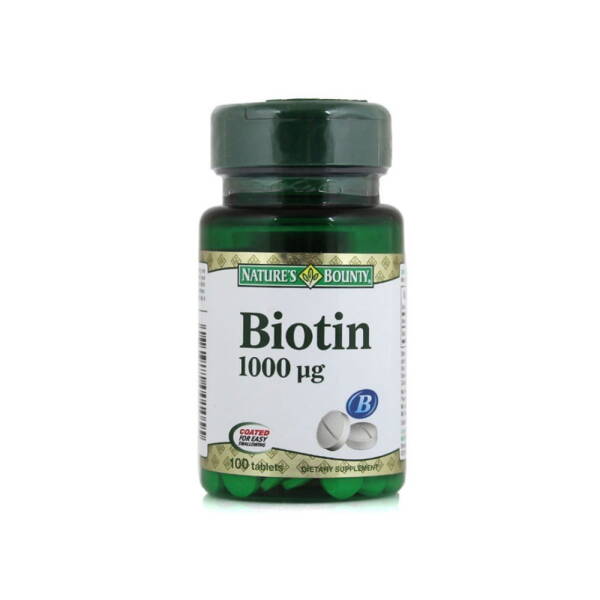 Nature's Bounty Biotin 1000μg 100 Tablet - 1