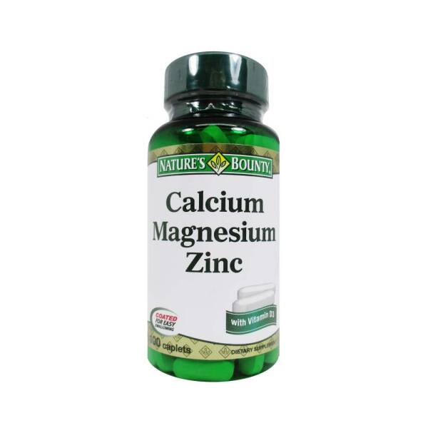 Nature's Bounty Calcium Magnesium Zinc 100 Kaplet - 1