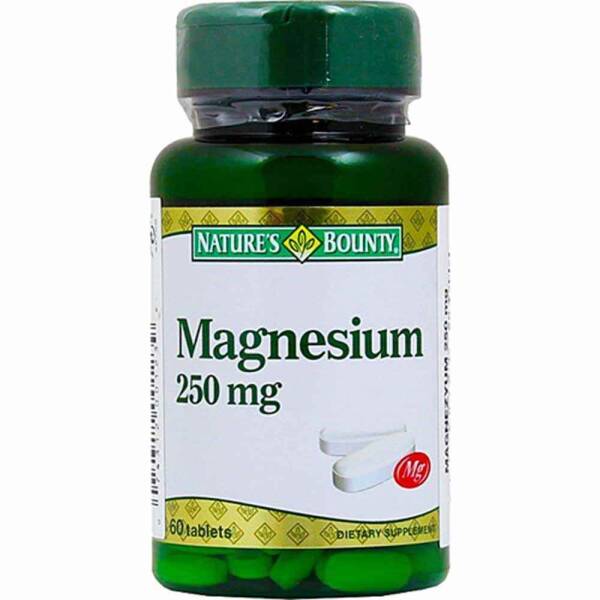Nature's Bounty Magnesium 250mg 60 Tablet - 1