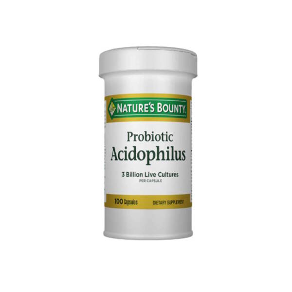 Nature's Bounty Probiotic Acidophilus 100 Kapsül - 1