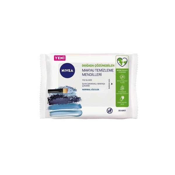 Nivea 3 In 1 Refreshing Cleansing Wipes 25pcs - 1