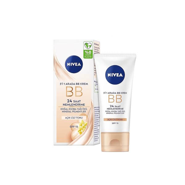 Nivea 5 i 1 Arada BB Krem SPF15 Açık Cilt Tonu 50ml - 1