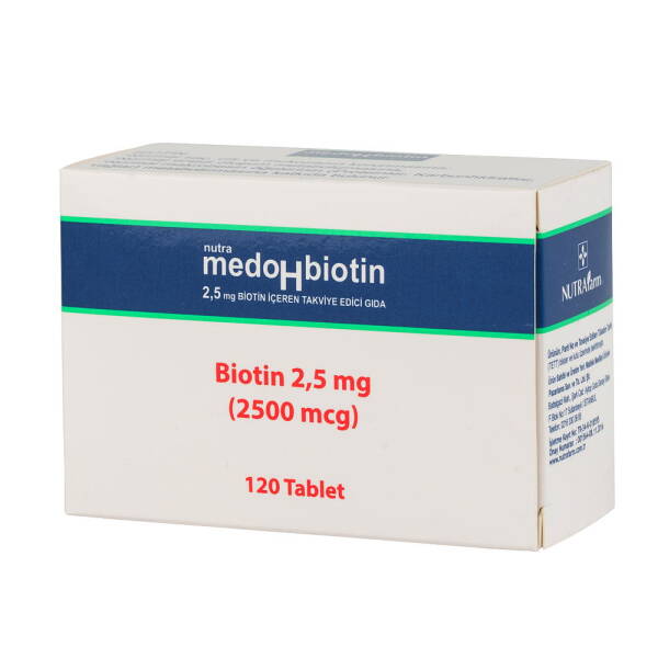 Nutrafarm Medohbiotin 2.5mg 120 Tablet - 1