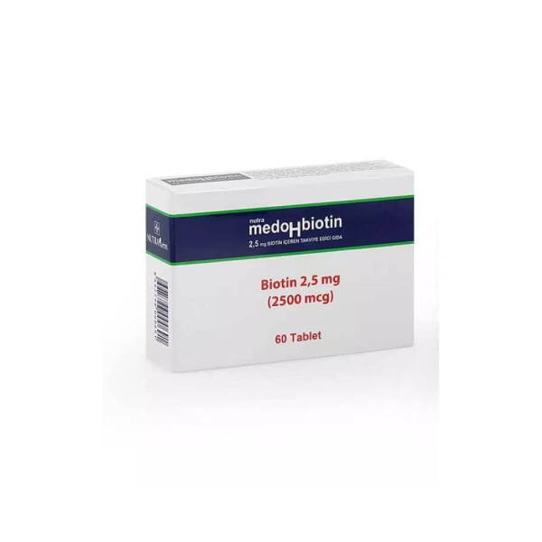 Nutrafarm Medohbiotin 2.5mg 60 Tablet - 1