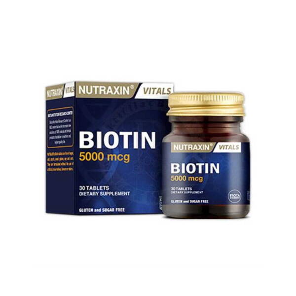 Nutraxin Biotin 5000mcg 30 Tablet - 1