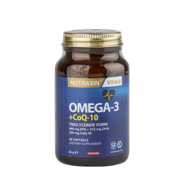 Nutraxin Omega-3 + CoQ-10 60 Softgel - 1