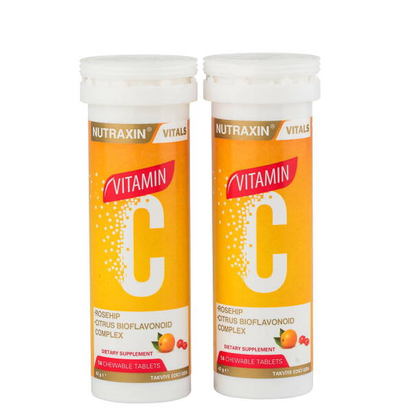 Nutraxin Vitamin C 28 Çiğneme Tableti - 1