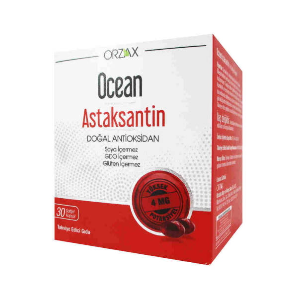 Ocean Astaxanthin Natural Antioxidant 30 Kapsül - 1