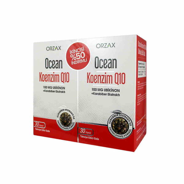 Ocean Koenzim Q10 30 Kapsül İkili Set - 1