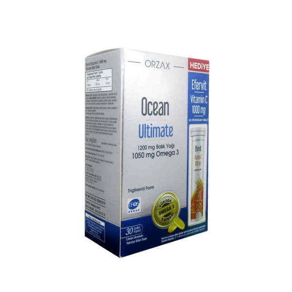 Ocean Ultimate 30 Kapsül + Efervit C 1000mg 20 Tablet Hediyeli - 1