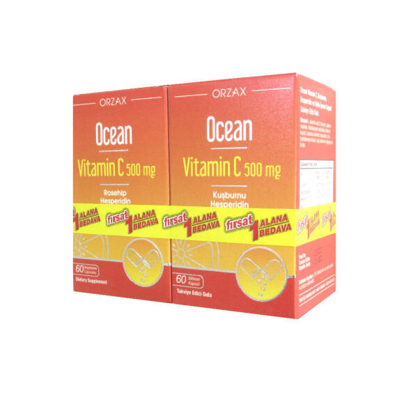 Ocean Vitamin C 500mg 2x60 Kapsül - 1