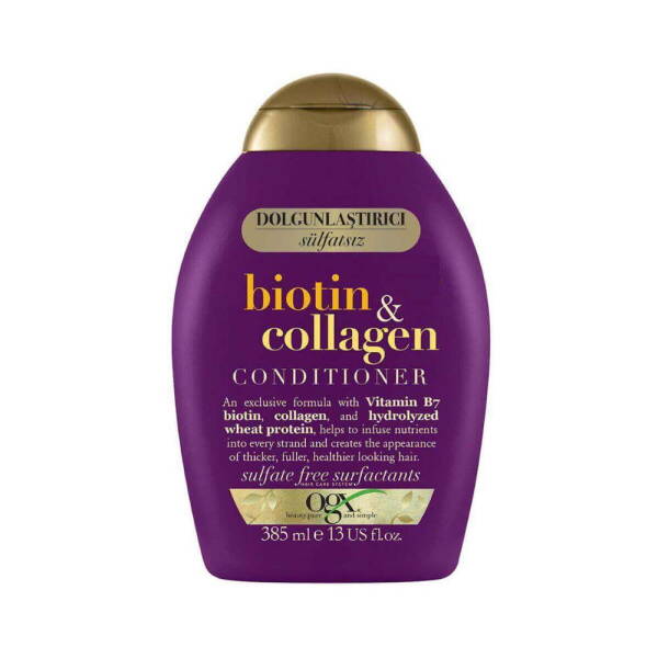 Ogx Biotin & Collagen Dolgunlaştırıcı Bakım Kremi 385ml - 1