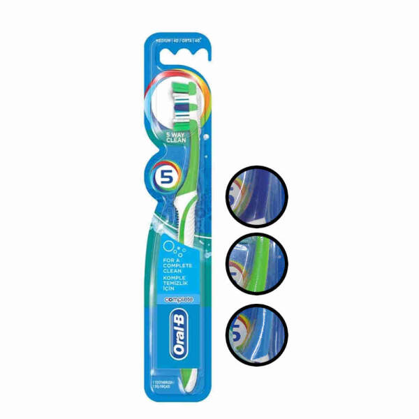 Oral-B Complete 5 Way Clean Medium Diş Fırçası - 1