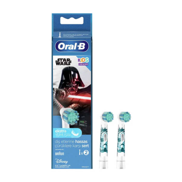 Oral-B Kids Star Wars Yedek Fırça Başlığı 2 Adet Ekstra Yumuşak - 1
