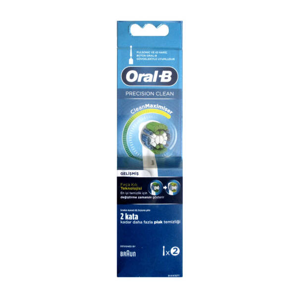 Oral-B Precision Clean Plak Temizliği Yedek Fırça - 1