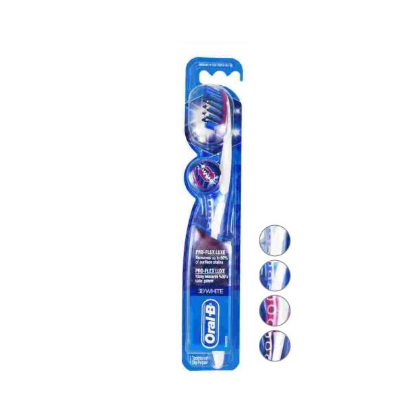 Oral-B Pro-Flex Luxe Medium 3D White Diş Fırçası - 1